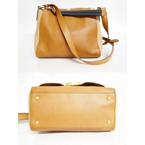 Fendi Shoulder Bicolor Anna Bag 2-Way - Picture 1 of 3